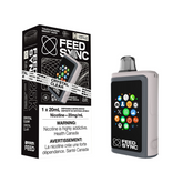 Feed Sync 25K Cool Crystal (Crystal Clear) Disposable Vape